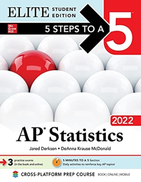 5 Steps to a 5: AP Statistics 2022 Elite Student Edition, Paperback / softback Book