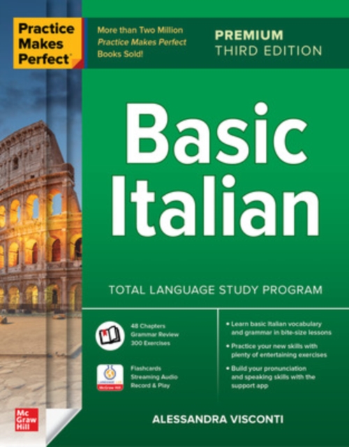 Practice Makes Perfect: Basic Italian, Premium Third Edition, Paperback / softback Book