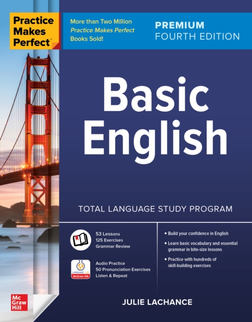 Practice Makes Perfect: Basic English, Premium Fourth Edition, EPUB eBook