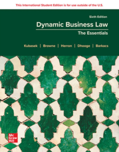 Dynamic Business Law: The Essentials ISE, EPUB eBook