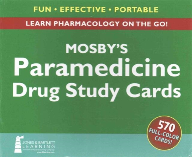 Mosby's Paramedicine Drug Study Cards, Cards Book