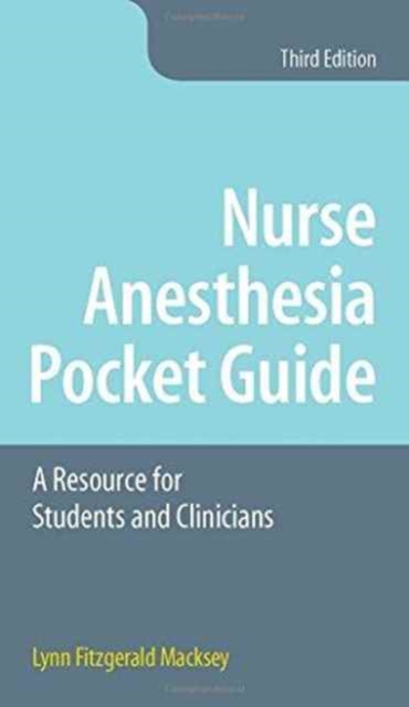 Nurse Anesthesia Pocket Guide, Spiral bound Book