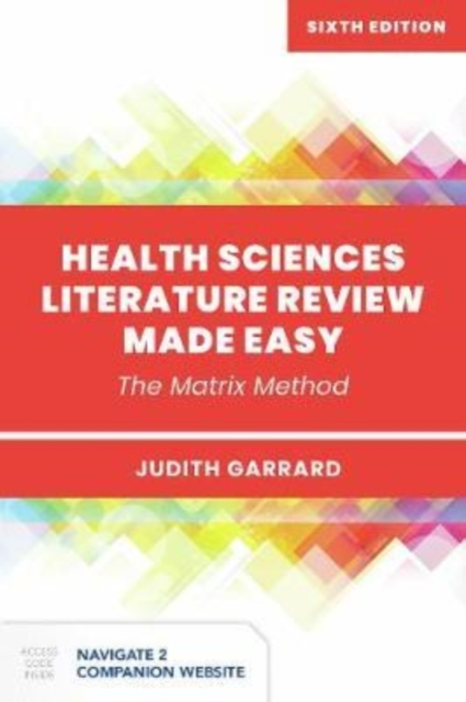 Health Sciences Literature Review Made Easy, Hardback Book