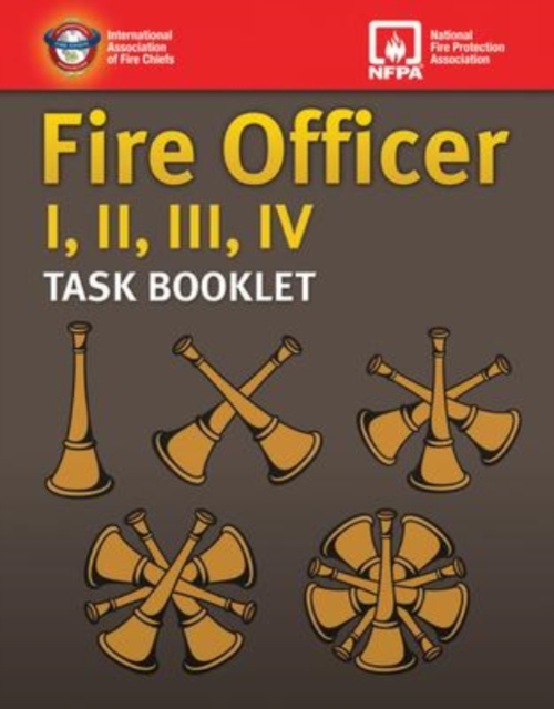 Fire Officer I, II, III, IV Task Booklet, Paperback / softback Book