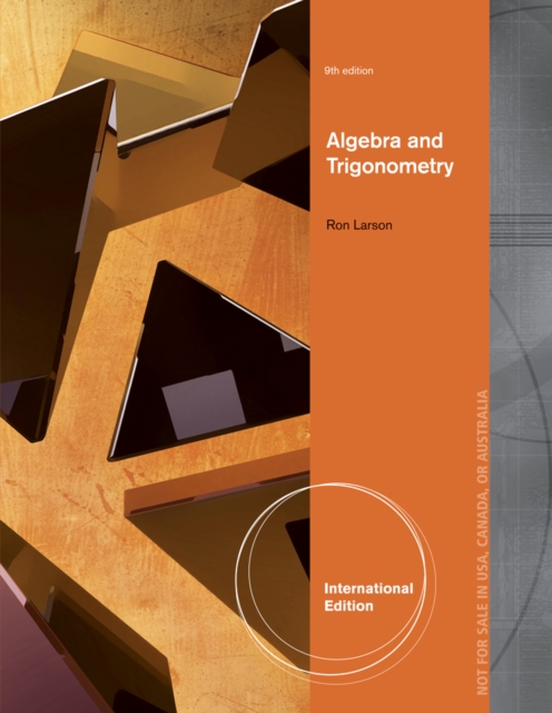 Algebra & Trigonometry, International Edition, Paperback / softback Book