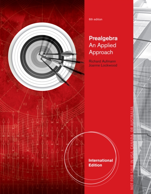 Prealgebra : An Applied Approach, International Edition, Paperback / softback Book