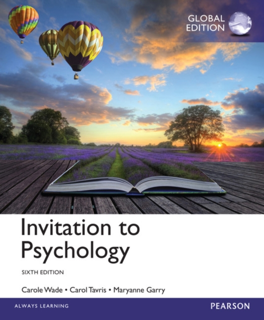 Invitation to Psychology, Global Edition, Paperback / softback Book