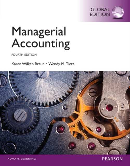 Managerial Accounting, Global Edition, Paperback / softback Book