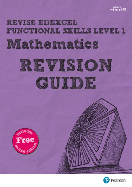 Pearson REVISE Edexcel Functional Skills Maths Level 1 Revision Guide : for home learning, Mixed media product Book