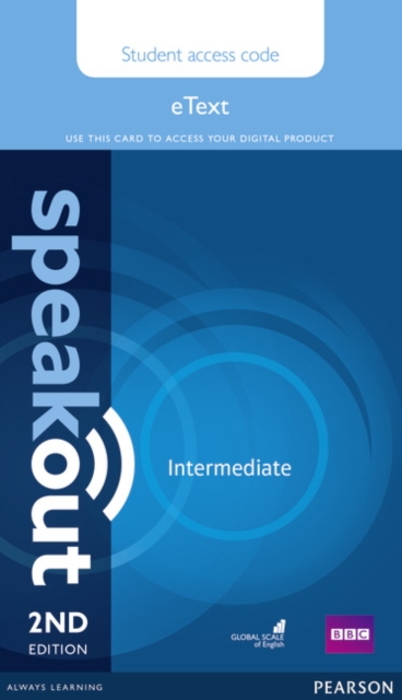 Speakout Intermediate 2nd Edition eText Access Card, Digital product license key Book