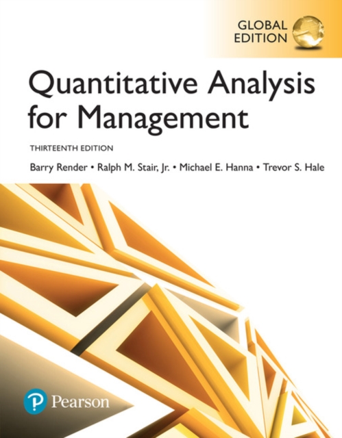Quantitative Analysis for Management, Global Edition, Paperback / softback Book