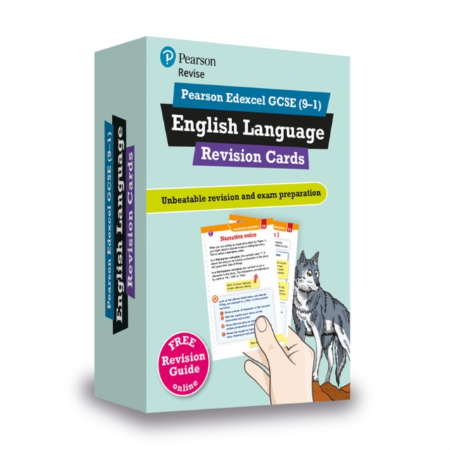 Pearson REVISE Edexcel GCSE English Language Revision Cards (with free