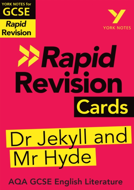 York Notes for AQA GCSE Rapid Revision Cards: The Strange Case of Dr Jekyll and Mr Hyde catch up, revise and be ready for and 2023 and 2024 exams and assessments, PDF eBook