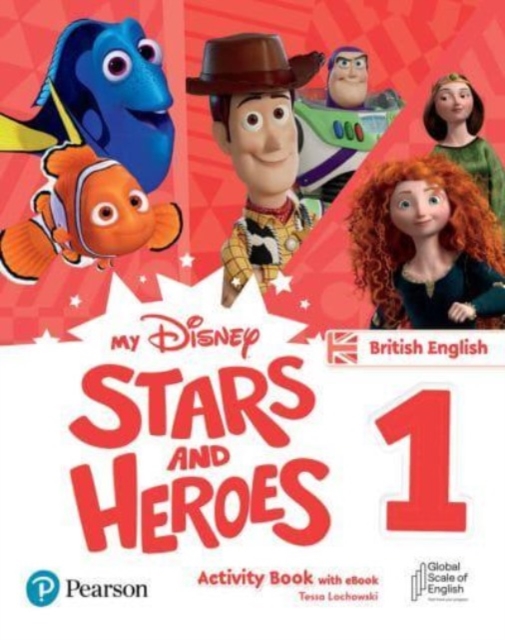My Disney Stars and Heroes British Edition Level 1 Activity Book with eBook, Mixed media product Book
