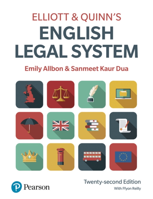 Elliott & Quinn's English Legal System, Paperback / softback Book