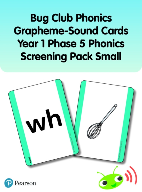 Bug Club Phonics Grapheme-Sound Cards Year 1 Phase 5 Phonics Screening Pack (Small), Cards Book