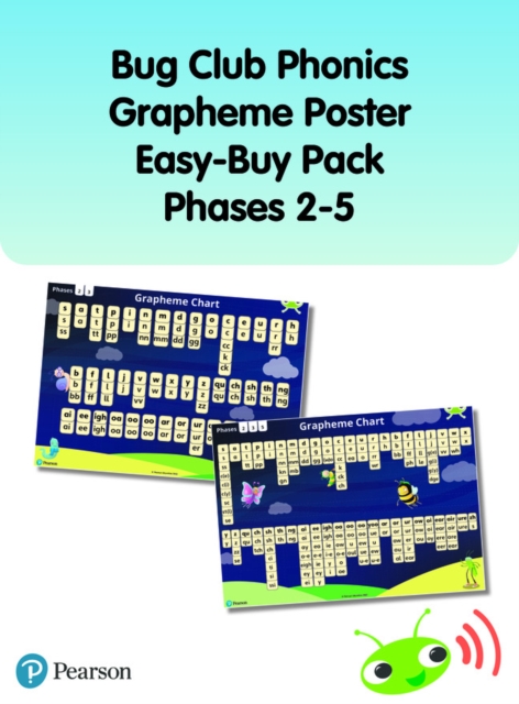 Bug Club Phonics Grapheme Poster Easy-Buy Pack Phases 2-5, Mixed media product Book