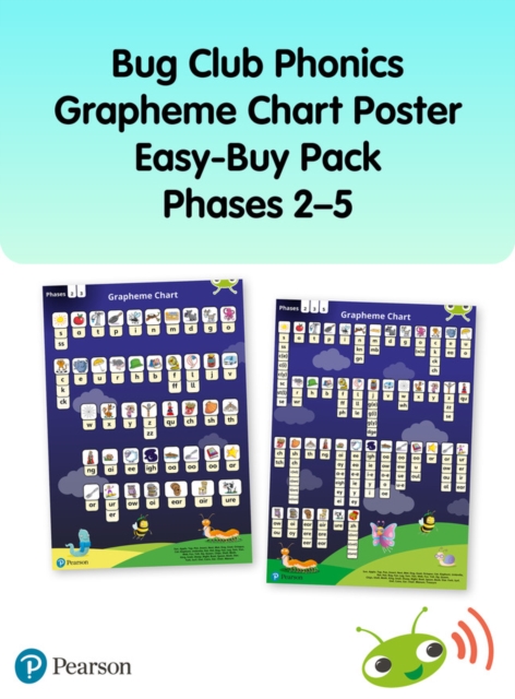 Bug Club Phonics Grapheme Poster Easy-Buy Pack Phases 2-5, Multiple-component retail product Book