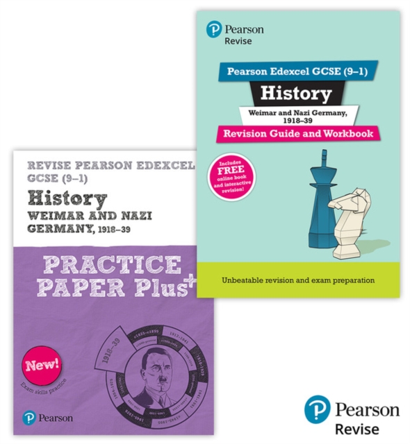 New Pearson Revise Edexcel GCSE (9-1) History Weimar and Nazi Germany, 1918-39 Complete Revision & Practice Bundle - 2023 and 2024 exams, Multiple-component retail product Book