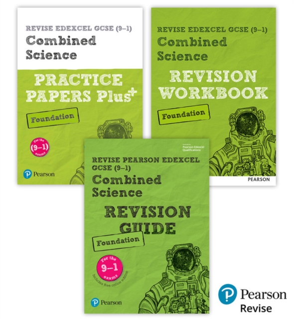 New Pearson Revise Edexcel GCSE (9-1) Combined Science Foundation Complete Revision & Practice Bundle - 2023 and 2024 exams, Multiple-component retail product Book