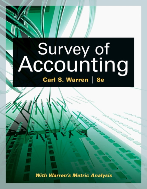 Survey of Accounting, Hardback Book