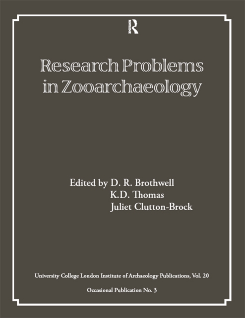 Research Problems in Zooarchaeology, EPUB eBook