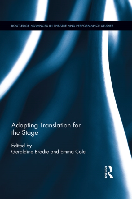 Adapting Translation for the Stage, PDF eBook
