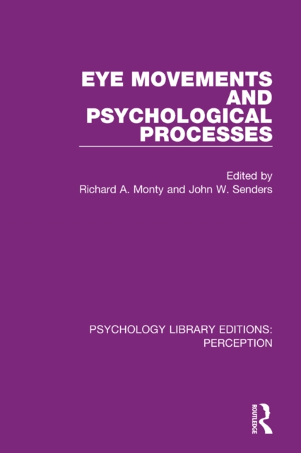 Eye Movements and Psychological Processes, PDF eBook