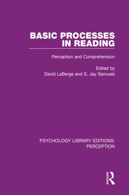 Basic Processes in Reading : Perception and Comprehension, EPUB eBook