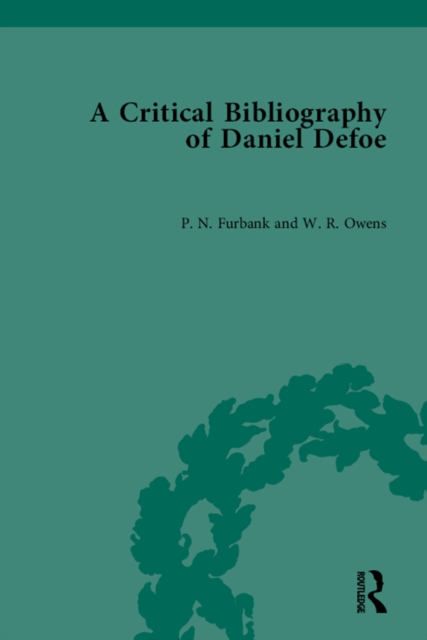 A Critical Bibliography of Daniel Defoe, PDF eBook