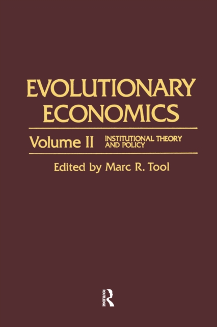 Evolutionary Economics, EPUB eBook