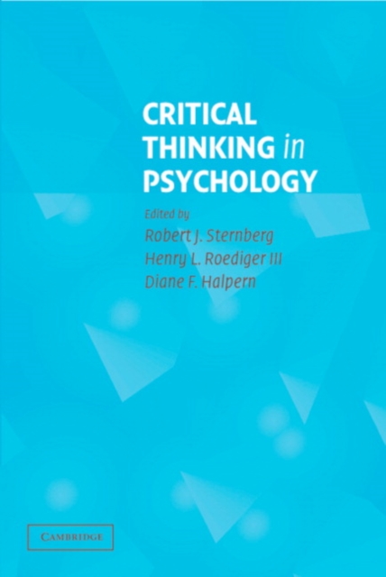 Critical Thinking in Psychology, PDF eBook