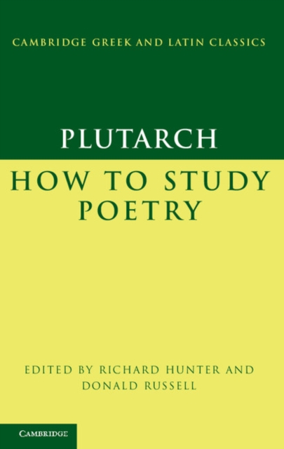 Plutarch: How to Study Poetry (De audiendis poetis), EPUB eBook