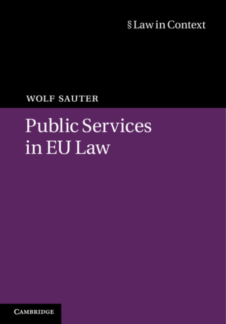 Public Services in EU Law, EPUB eBook