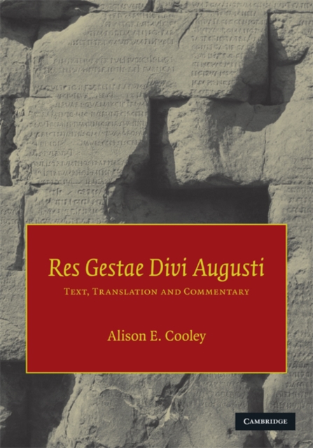 Res Gestae Divi Augusti : Text, Translation, and Commentary, PDF eBook
