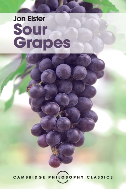 Sour Grapes : Studies in the Subversion of Rationality, Paperback / softback Book