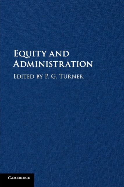 Equity and Administration, Paperback / softback Book