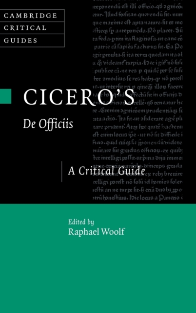 Cicero's ‘De Officiis' : A Critical Guide, Hardback Book