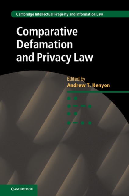 Comparative Defamation and Privacy Law, EPUB eBook