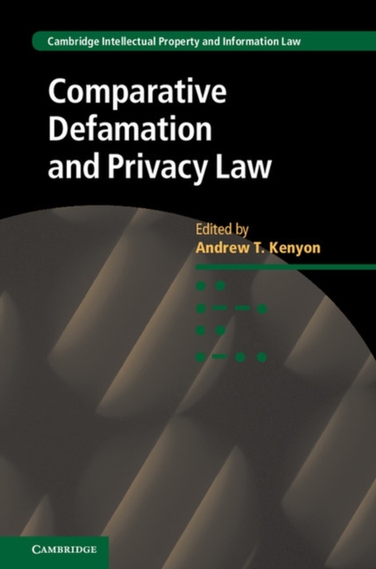 Comparative Defamation and Privacy Law, PDF eBook