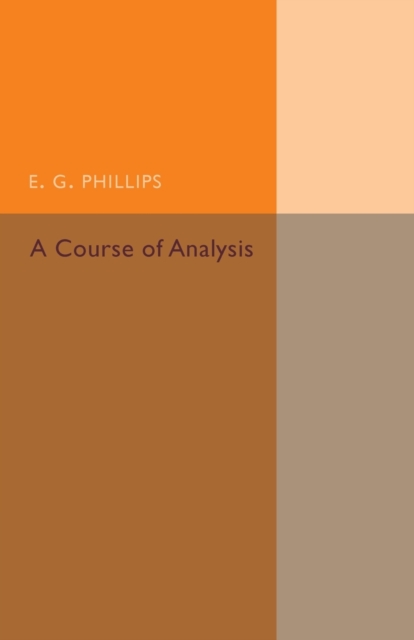 A Course of Analysis, Paperback / softback Book