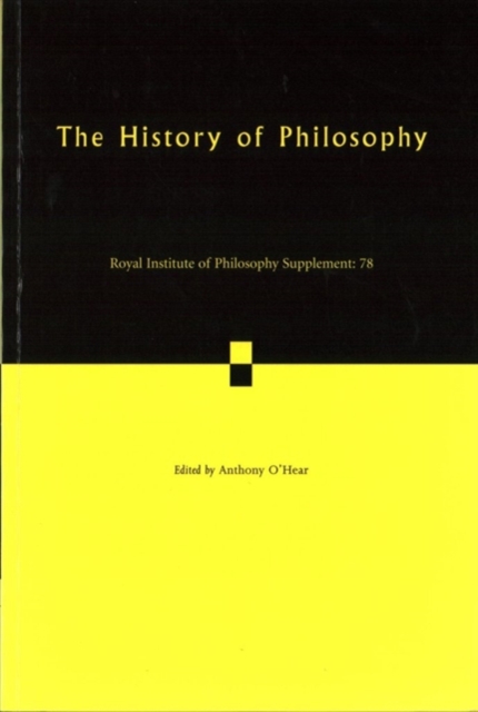 History of Philosophy : Twentieth-Century Perspectives, Paperback / softback Book