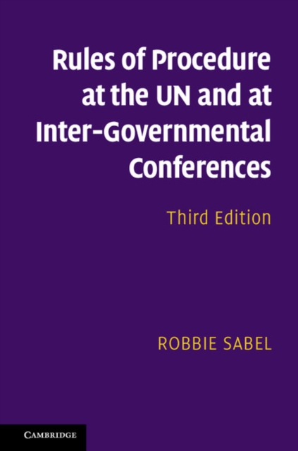 Rules of Procedure at the UN and at Inter-Governmental Conferences, EPUB eBook