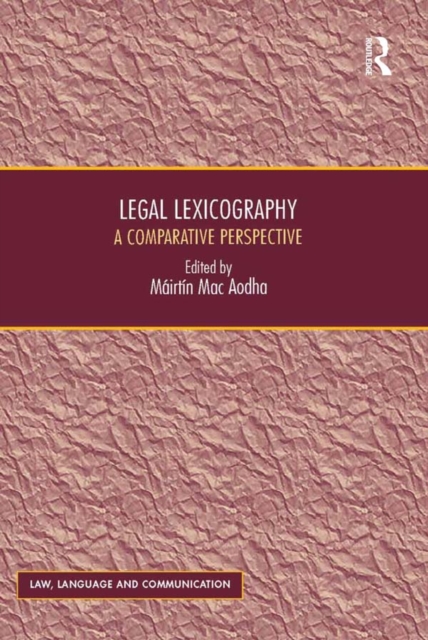 Legal Lexicography : A Comparative Perspective, EPUB eBook
