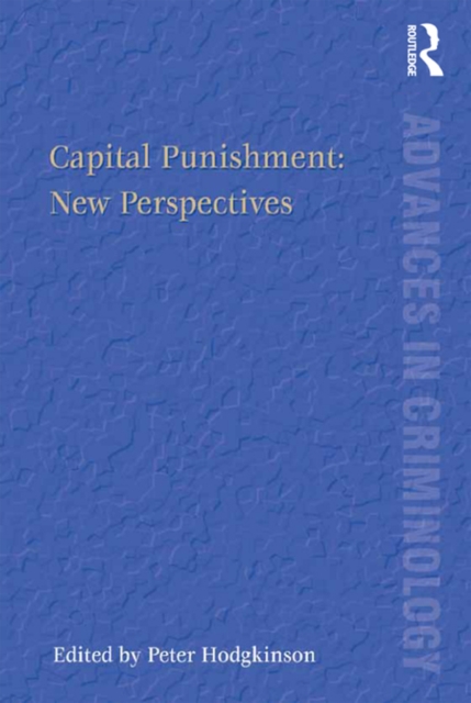 Capital Punishment: New Perspectives, PDF eBook