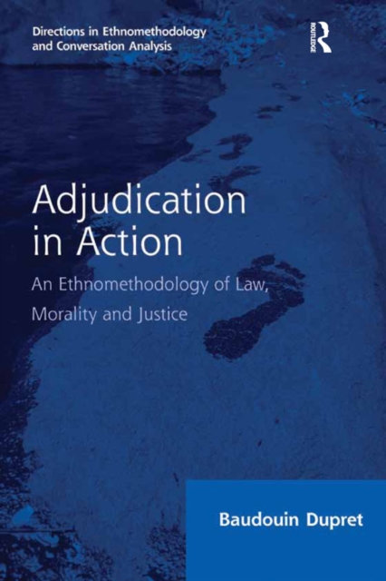 Adjudication in Action : An Ethnomethodology of Law, Morality and Justice, EPUB eBook