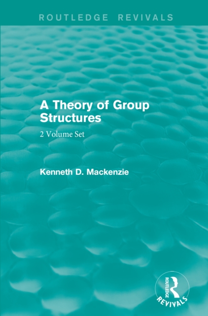 A Theory of Group Structures, PDF eBook