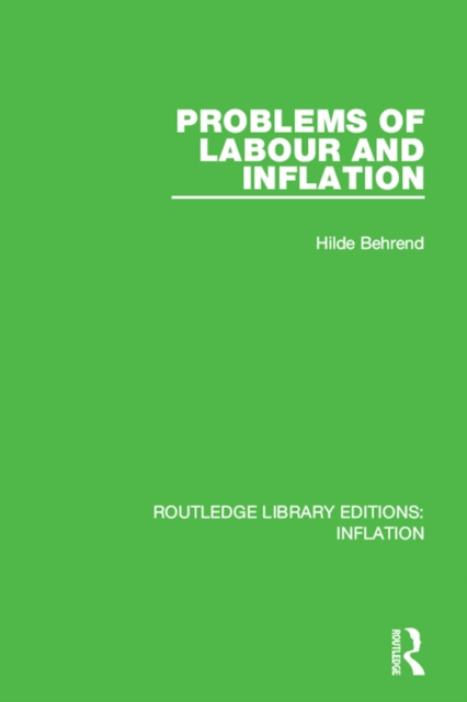 Problems of Labour and Inflation, EPUB eBook