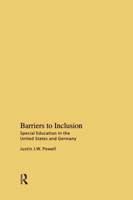 Barriers to Inclusion : Special Education in the United States and Germany, EPUB eBook