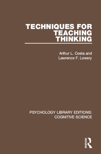 Techniques for Teaching Thinking, PDF eBook